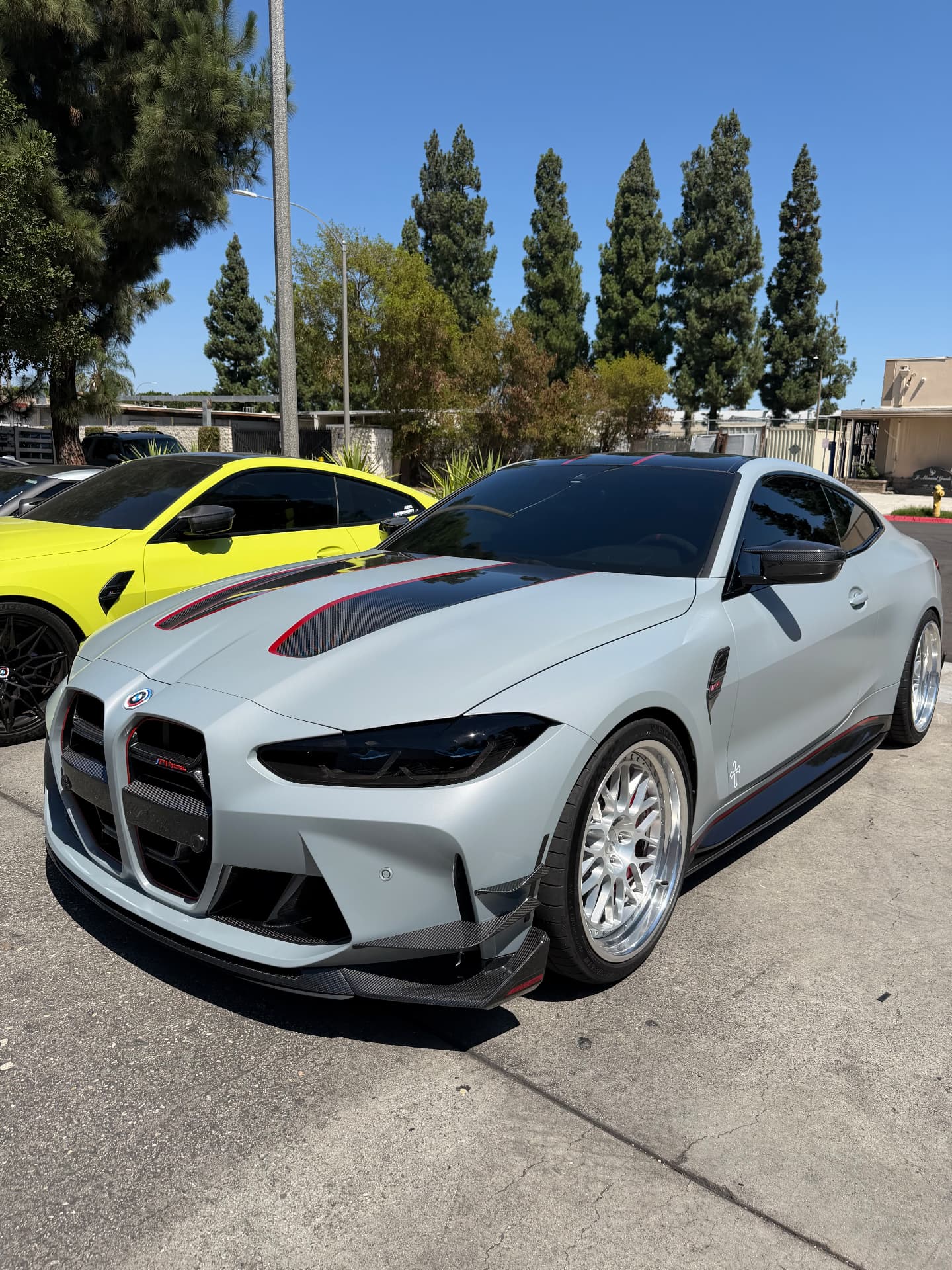 Gray performance coupe after detail