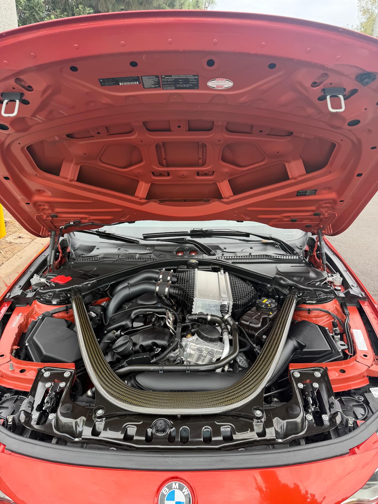 Engine bay after detail